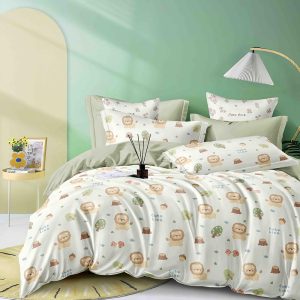 Lenjerie de Pat Single - Bumbac Finet 4 Piese