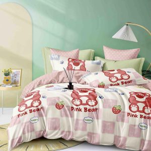 Lenjerie de Pat Single - Bumbac Finet 4 Piese