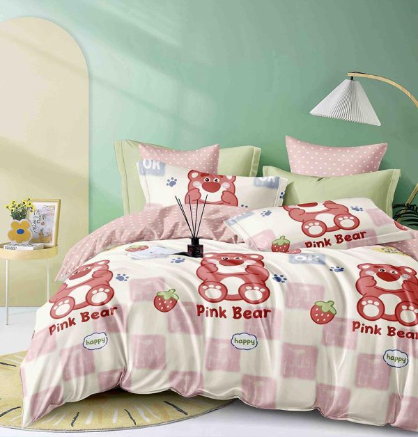 JOLFSI25 Lenjerie de Pat Single - Bumbac Finet 4 Piese