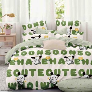 Lenjerie de Pat Single - Bumbac Finet 4 Piese