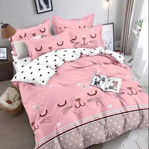 Lenjerie de Pat Single - Bumbac Finet 4 Piese