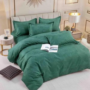 Lenjerie de Pat Single - Bumbac Finet 4 Piese