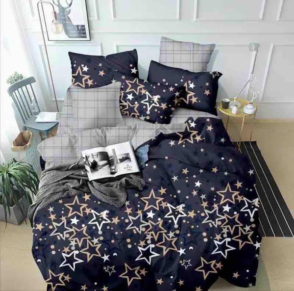 Lenjerie de Pat Single - Bumbac Finet 4 Piese