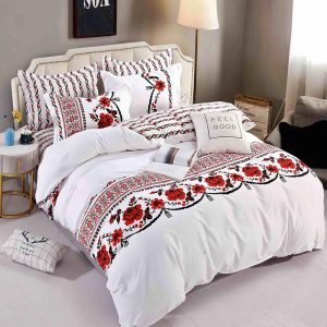 Lenjerie de Pat Single - Bumbac Finet 4 Piese