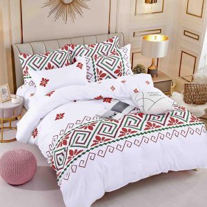 Lenjerie de Pat Single - Bumbac Finet 4 Piese