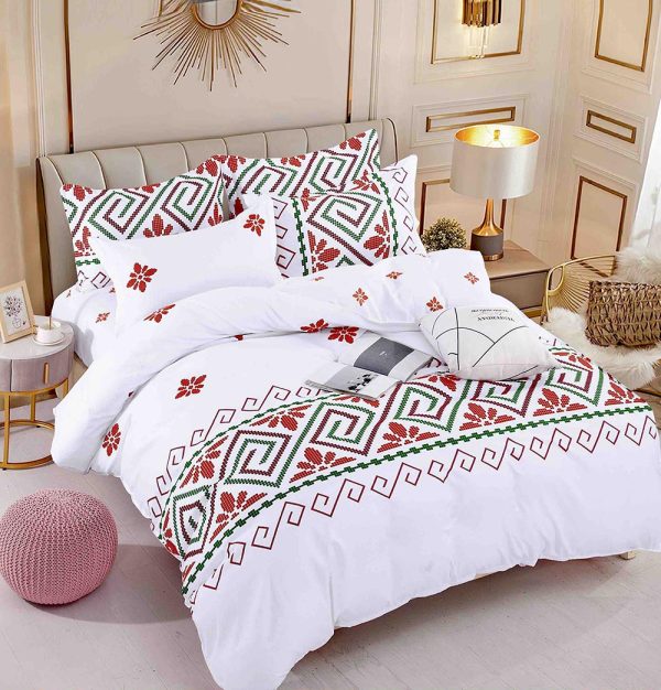 JOLFSI40 Lenjerie de Pat Single - Bumbac Finet 4 Piese