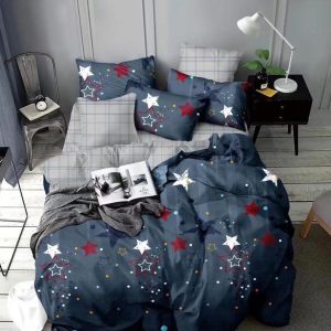 Lenjerie de Pat Single - Bumbac Finet 4 Piese