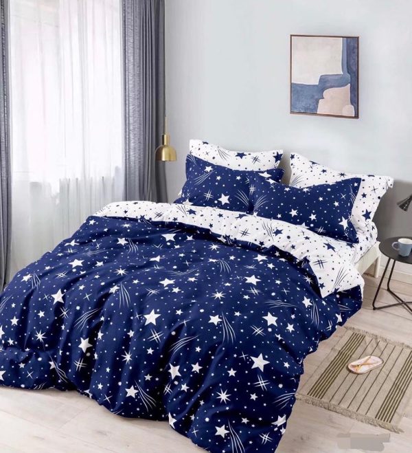 Lenjerie de Pat Single - Bumbac Finet 4 Piese