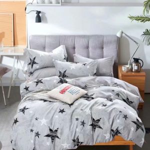 Lenjerie de Pat Single - Bumbac Finet 4 Piese