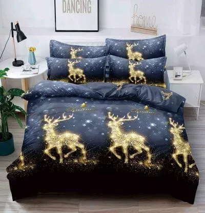 O9CCt1kPGk98UEo8Ocz Lenjerie de Crăciun Pat Single - Bumbac Finet 3 Piese