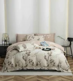 Lenjerie Pat Dublu cu Elastic Bumbac Finet 4 Piese Cutie Cadou