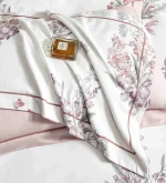 Lenjerie Pat Dublu cu Elastic Bumbac Finet 4 Piese Cutie Cadou - imagine 1