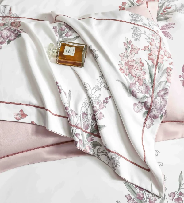 Lenjerie Pat Dublu cu Elastic Bumbac Finet 4 Piese Cutie Cadou - imagine 1