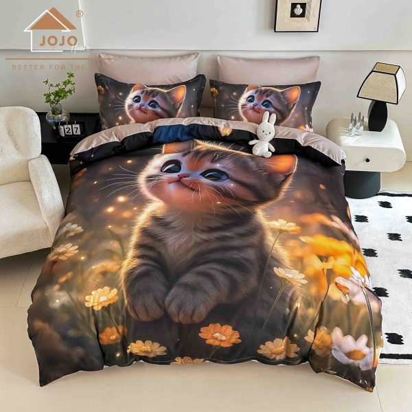 ObcrPYh4AasT1UZgwBG-scaled Lenjerie de Crăciun Pat Dublu cu Elastic - Imprimeu 5D 6 Piese