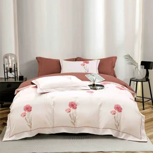 Lenjerie Pat Dublu cu Elastic Bumbac Finet 4 Piese Cutie Cadou