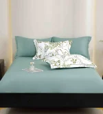 Lenjerie Pat Dublu cu Elastic Bumbac Finet 4 Piese Cutie Cadou - imagine 1