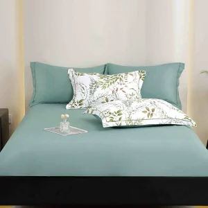 Lenjerie Pat Dublu cu Elastic Bumbac Finet 4 Piese Cutie Cadou - imagine 1