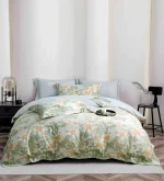 Lenjerie Pat Dublu cu Elastic Bumbac Finet 4 Piese Cutie Cadou