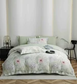 Lenjerie Pat Dublu cu Elastic Bumbac Finet 4 Piese Cutie Cadou