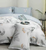 Lenjerie Pat Dublu cu Elastic Bumbac Finet 4 Piese Cutie Cadou - imagine 1