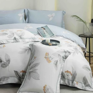 Lenjerie Pat Dublu cu Elastic Bumbac Finet 4 Piese Cutie Cadou - imagine 1