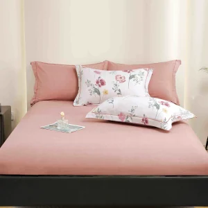 Lenjerie Pat Dublu cu Elastic Bumbac Finet 4 Piese Cutie Cadou - imagine 1