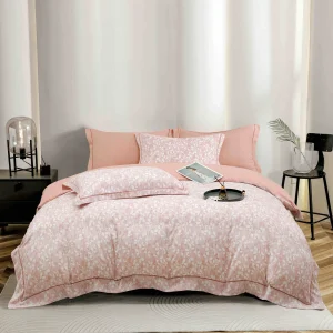 Lenjerie Pat Dublu cu Elastic Bumbac Finet 4 Piese Cutie Cadou