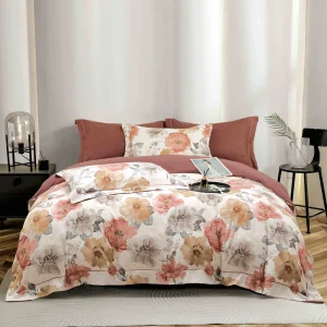 Lenjerie Pat Dublu cu Elastic Bumbac Finet 4 Piese Cutie Cadou