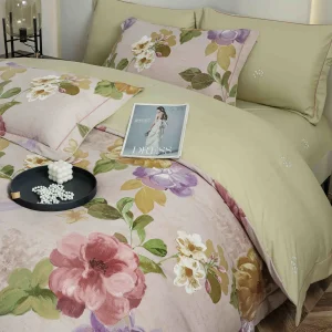 Lenjerie Pat Dublu cu Elastic Bumbac Finet 4 Piese Cutie Cadou - imagine 1