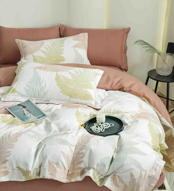 Lenjerie Pat Dublu cu Elastic Bumbac Finet 4 Piese Cutie Cadou - imagine 1