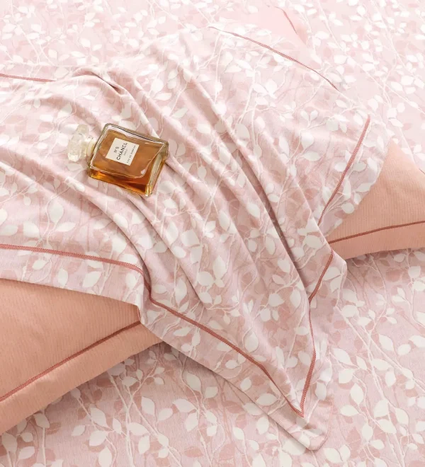 Lenjerie Pat Dublu cu Elastic Bumbac Finet 4 Piese Cutie Cadou - imagine 1