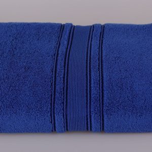 Prosop baie bumbac 50x90cm 600g/mp albastru electric - imagine 1