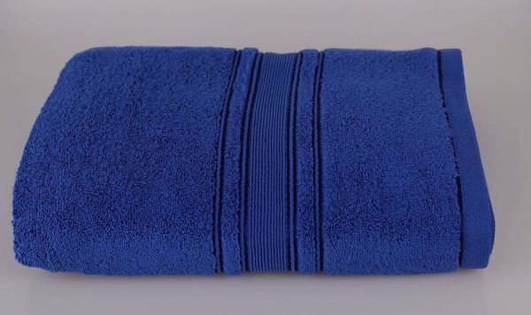 Prosop baie bumbac 50x90cm 600g/mp albastru electric - imagine 1