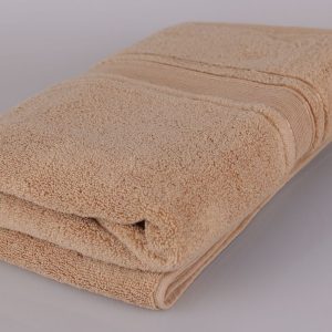 Prosop baie bumbac 50x90cm 600g/mp capuccino - imagine 1