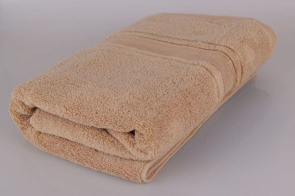 Prosop baie bumbac 50x90cm 600g/mp capuccino - imagine 1