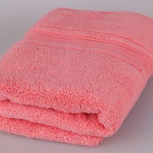 Prosop baie bumbac 50x90cm 600g/mp piersica - imagine 1