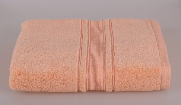 Prosop baie bumbac 50x90cm 600g somon - imagine 2