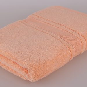 Prosop baie bumbac 50x90cm 600g somon - imagine 1