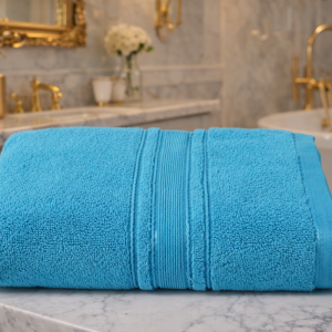 Prosop baie bumbac 50x90cm 600g/mp turcoaz