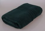 Prosop baie bumbac 50x90cm 600g/mp verde smarald - imagine 1