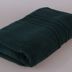 Prosop baie bumbac 50x90cm 600g/mp verde smarald - imagine 1